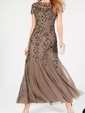 Adrianna Papell beaded dress